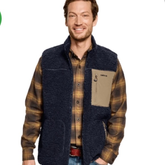 Orvis Sherpa Fleece Vest Medium - Picture 10 of 10